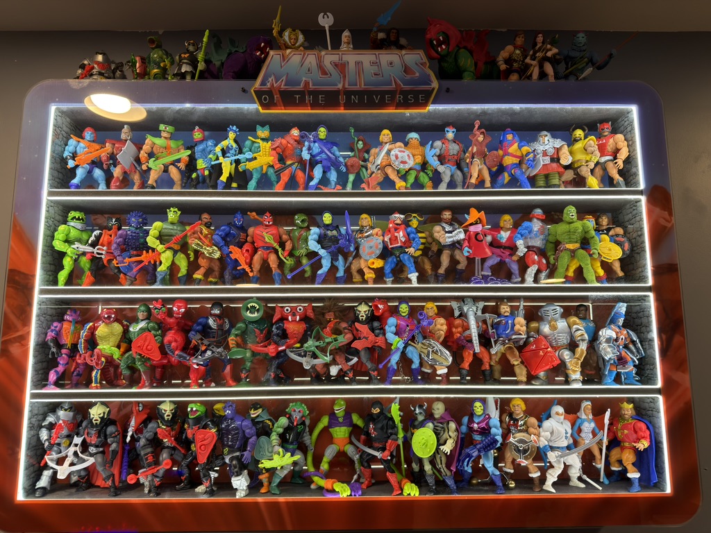 Masters of the Universe Origins collection display